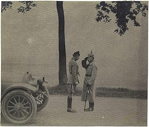 World war 1 Exceptional photo Crown Prince William & General Von Deimling 1916c