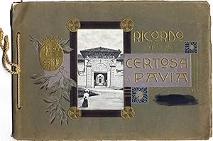 Book Album vintage Certosa di Pavia Italy 30 large views Rotoprint 1930c XL43