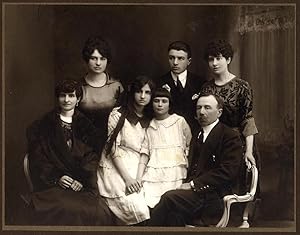 Asti Nice portrait of a family Gelatin silver print Baryte paper 1920c XL123