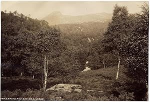 The Trossachs Ben A'an Scotland Albumen photo Unmounted J. Valentine 1870c L260