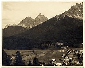 Luciano Morpurgo Mountain Alps Original vintage silver photo warmtone 1940 L293