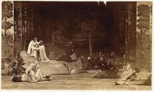 Photo of theater Opera Nice original albumen photo 1880c