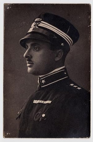 Original photo post card portrait of a profile military Photo 1915/18c S734