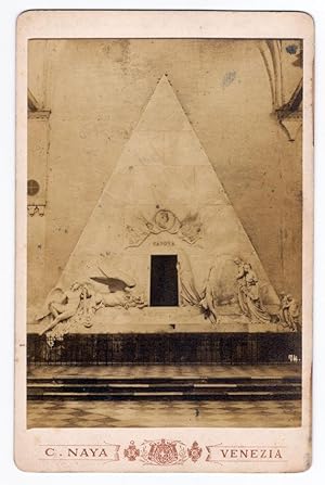 Canova Tomb Venice albumen photo 1890c C. Naya L444
