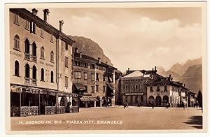 Post card origial gelatin silver photo Agordo Veneto 1941 Vi33