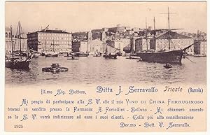 Advertising Heliogravure Post card addressed to doctors 1941 Barcola Trieste V34