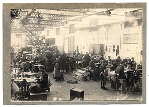 World war 1 France Vitry-sur-Seine textile factory 2 original photos 1915c L534