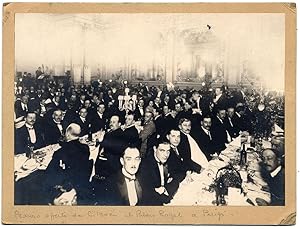 Paris France Lunch offered by Citroen at Palais Royal Original photo 1920c L551