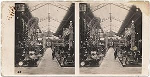 International Exhibition of Milan Automob. 1906 Stereo card Gelatin silver photo