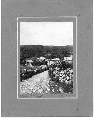 Monteriggioni   Siena   Strada di Santo Stefano Vintage silver photo 16/08/1921