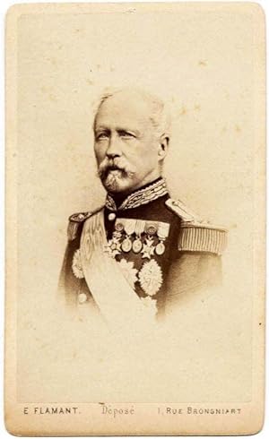 Royalty Carte de visite The French General Mac-Mahon in uniform Photo Flamant Paris 1870c