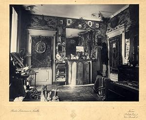 Turin Italy Interior of a noble house 1900c Studio Lovazzano Gelatin silver phot