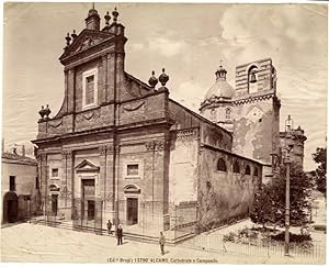 Alcamo Trapani Sicily Cathedral Large albumen photo unmounted 1890c G. Brogi