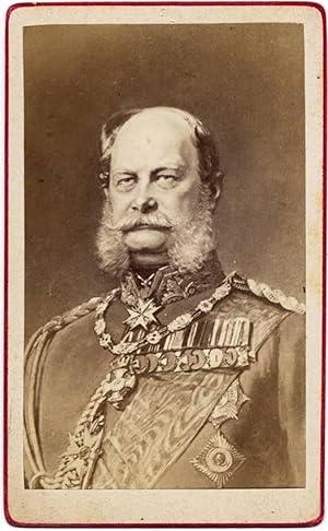 Royalty Carte de visite Prussian King Wilhelm 1870c Photograph. Gesellschaft Berlin S26