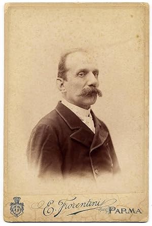 Cabinet Parma Italian nobleman Count Giuseppe. 1900 Photo Fiorentini S391