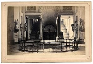 Roma Musei Vaticani Rome Unusual large cabinet Original albumen 1870c L214