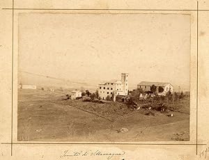 Italy Macerata Tenuta di Villamagna Campagna Original vintage albumen photo 1890