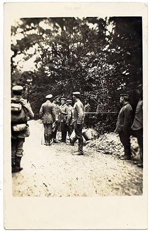After Fort Vaux Crown Prince Frederick Wilhelm congratulates a soldier 1916 S212