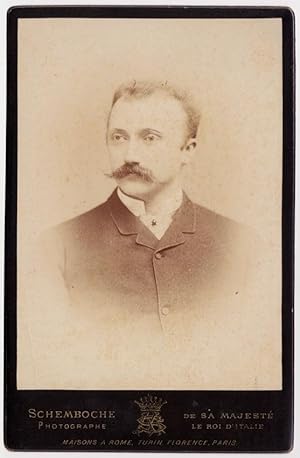 Cabinet Paris portrait of a quite man Photo Schemboche 1880c S712