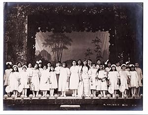 Palermo Istitute S. Anna choir of young girls 1928/29c Gelatin silver L413