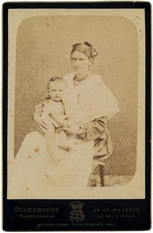 Nice Cabinet Turin Nurse and child 1890c Photo: Schemboche