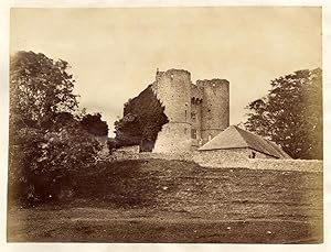 3 photos Aberfeldy castle Scotland Alum Bay & Freshwater Isle Wight 1870c L531