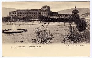 Seller image for Palermo Heliogravure Postcard Giuseppe Incorpora Square Vittoria 1900 Vi13 for sale by Libreria Lanterna Magica