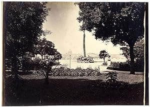 Photograph Rome Panorama from Monte Pincio Oversized original albumen photo 1860c XL224
