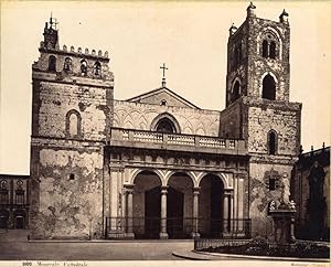 Monreale Palermo Cathedral Large original albumen photo G. Sommer 1880c XL253