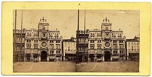 Venice Palazzo Rare Stereo card Albumen photo 1860c S1082