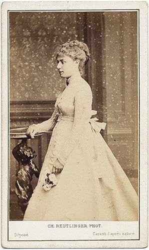 French Carte de visite Madame Bury 1870c