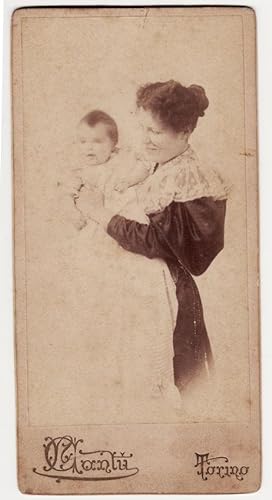 Cabinet Turin Portrait of a nursery smiling Photo Gantù 1890c S643