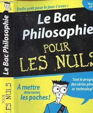 Image du vendeur pour LE BAC PHILOSOPHIE POUR LES NULS mis en vente par Le-Livre