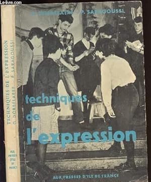Seller image for TECHNIQUES DE L EXPRESSION for sale by Le-Livre