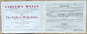 Sadler's Wells / Promenade / Giselle August 6th, 1945 official programme