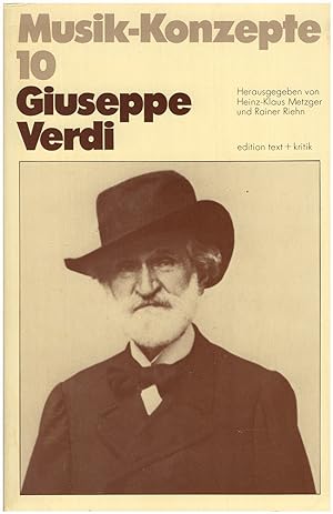 Imagen del vendedor de Giuseppe Verdi (Musik-Konzepte 10) a la venta por Diatrope Books