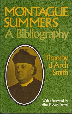 Seller image for Montague Summers - a Bibliography for sale by Badger Books