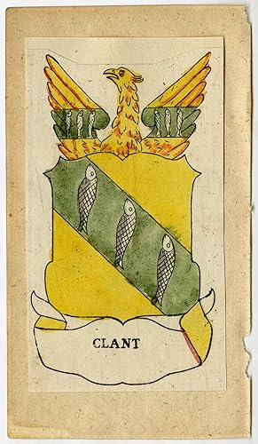 Antique Print-CLANT-COAT OF ARMS-Ferwerda-1781