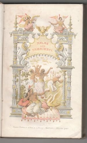 Bild des Verkufers fr Nalas und Damajanti. Eine indische Dichtung aus dem Sanskrit bersetzt von Franz Bopp. zum Verkauf von Antiquariat Burgverlag