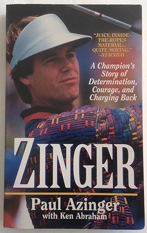 Image du vendeur pour Zinger: A Champion's Story of Determination, Courage, and Charging Back mis en vente par Chris Barmby MBE. C & A. J. Barmby