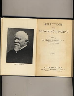 Seller image for Selections From Browning's Poems for sale by Richard Lemay