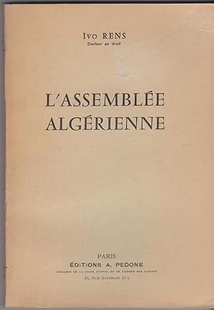 L'assemblée algérienne