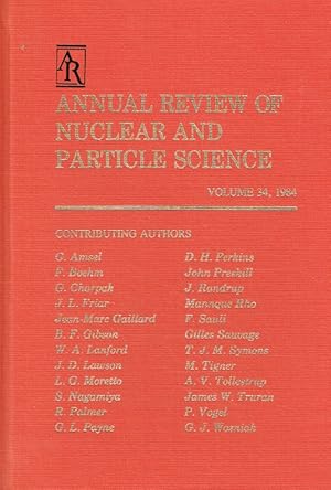 Immagine del venditore per 34: Annual Review of Nuclear and Particle Science: 1984 (Annual Review of Nuclear & Particle Science). venduto da Antiquariat Bernhardt