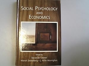 Bild des Verkufers fr Social Psychology and Economics. zum Verkauf von Antiquariat Bookfarm