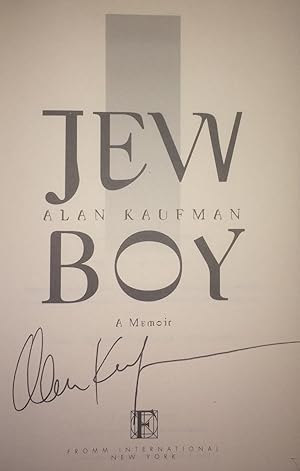 Seller image for Jew Boy: A Memoir (Signed) for sale by Rob Warren Books