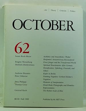 Immagine del venditore per October 62 (Fall 1992) venduto da Cat's Cradle Books