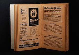Die kranke Pflanze; Volkstümliches Fachblatt für Pflanzenheilkunde; Heft 1-12 1934; Heft 1 - 12 1...