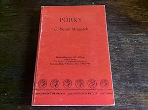 Seller image for Porky - proof copy for sale by Peter Pan books