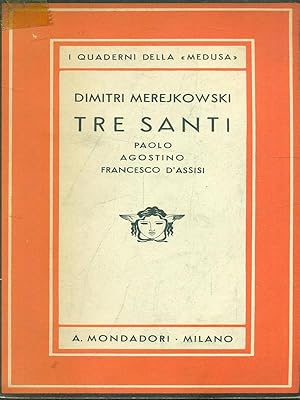 Seller image for Tre santi for sale by Librodifaccia