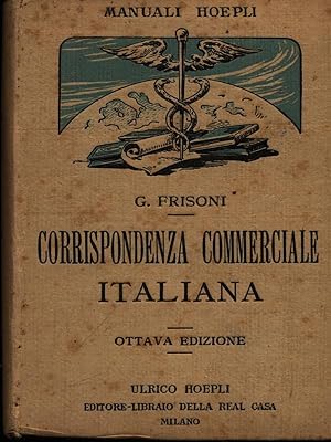 Bild des Verkufers fr Corrispondenza commerciale italiana zum Verkauf von Librodifaccia